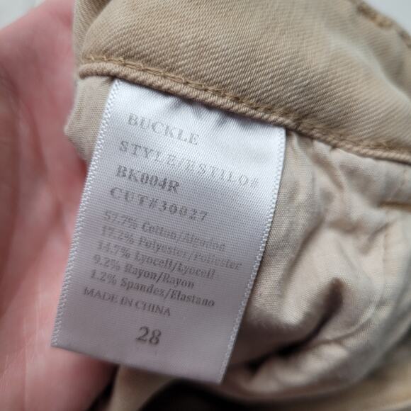BKE Carmie mid rise boot bootcut stretch pants tan trousers - Picture 6 of 8